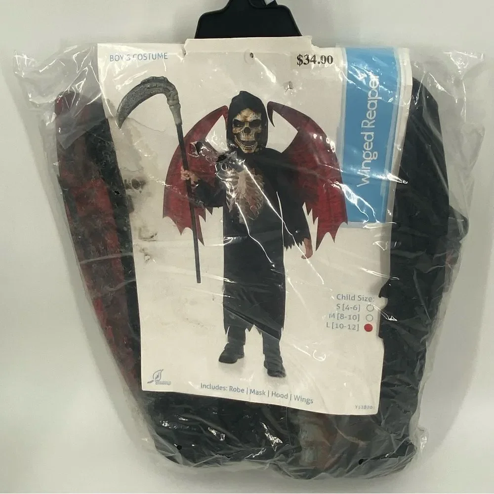 Adidas Black and Red Halloween Reaper Costume